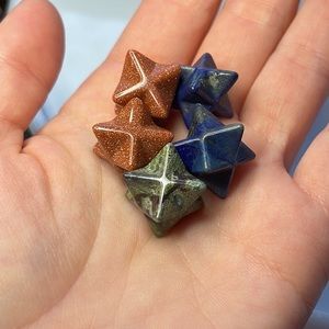 3/$15•Golden Sandstone Mini Merkaba
